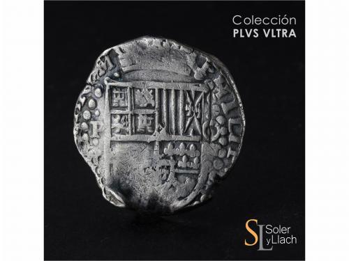 FELIPE IV. 8 Reales. (1)629. POTOSÍ. T. 26,43 grs. Pátina ir