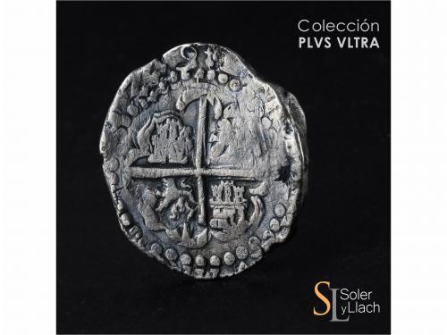 FELIPE IV. 8 Reales. (1)629. POTOSÍ. T. 26,43 grs. Pátina ir