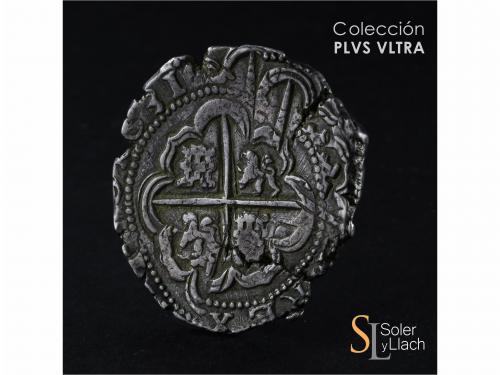 FELIPE IV. 8 Reales. 1631. POTOSÍ. (T). 27,05 grs. Zonas rep