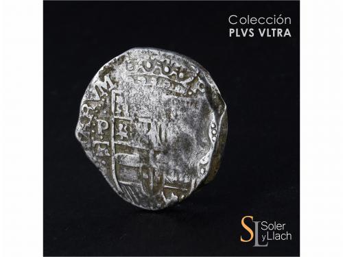 FELIPE IV. 8 Reales. 1(6)36. POTOSÍ. TR (nexadas). Anv.: P /