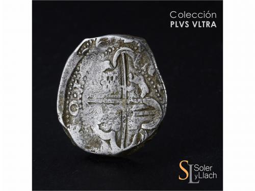 FELIPE IV. 8 Reales. 1(6)36. POTOSÍ. TR (nexadas). Anv.: P /