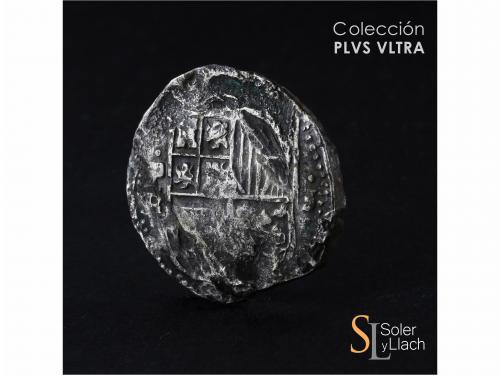 FELIPE IV. 8 Reales. (16)37. POTOSÍ. T.R. 26,11 grs. Oxidaci