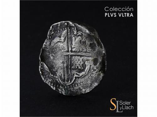 FELIPE IV. 8 Reales. (16)37. POTOSÍ. T.R. 26,11 grs. Oxidaci