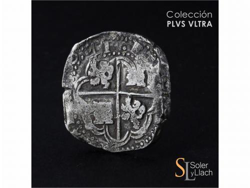 FELIPE IV. 8 Reales. (1)641. POTOSÍ. T.R. 26,51 grs. Leones 