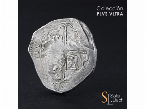 FELIPE II. 8 Reales. 1597. TOLEDO. C. Anv.: T roel encima / 