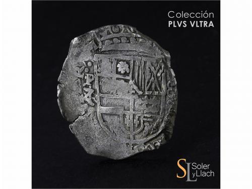 FELIPE IV. 8 Reales. 1648. POTOSÍ. Z./T. 27,6 grs. Ensayador