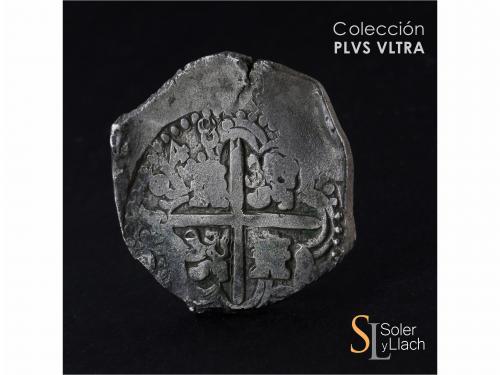 FELIPE IV. 8 Reales. 1648. POTOSÍ. Z./T. 27,6 grs. Ensayador