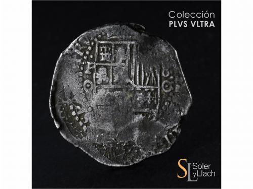 FELIPE IV. 8 Reales. 1651. POTOSÍ. O. Anv.: P / O - Escudo -