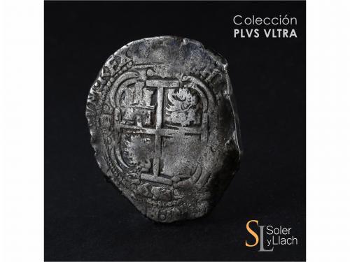 FELIPE IV. 8 Reales. 1653. POTOSÍ. E. Rev.: IPH6 debajo de l