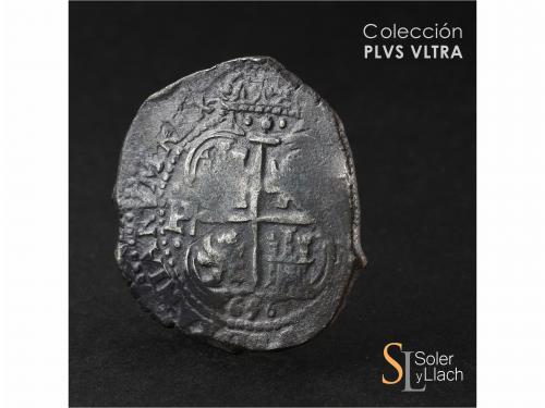 FELIPE IV. 8 Reales. 1656. POTOSÍ. E. Rev.: PH debajo de la 