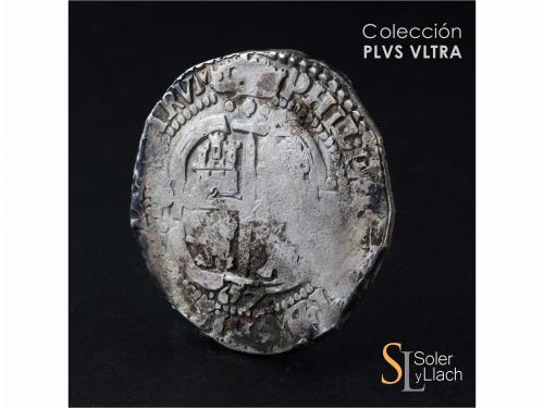 FELIPE IV. 8 Reales. 1657. POTOSÍ. E. 27,09 grs. Leves oxida