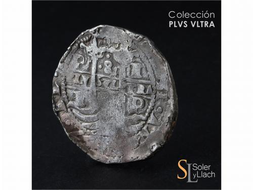 FELIPE IV. 8 Reales. 1657. POTOSÍ. E. 27,09 grs. Leves oxida