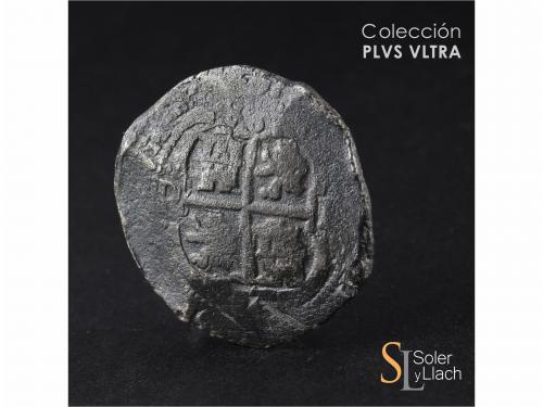 FELIPE IV. 8 Reales. 1657. POTOSÍ. E. Anv.: 8 debajo de coro