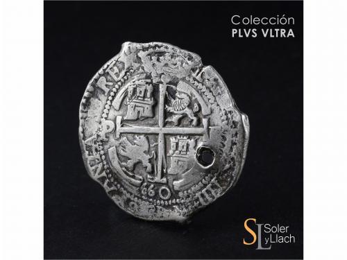 FELIPE IV. 8 Reales. 1660. POTOSÍ. E. 27,57 grs. Todas las f