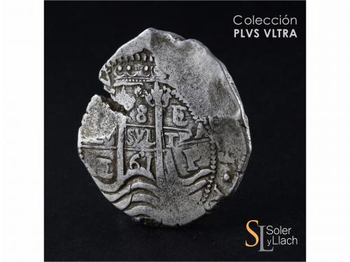 FELIPE IV. 8 Reales. 1661. POTOSÍ. E. 28,09 grs. Grieta a la