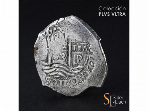 FELIPE IV. 8 Reales. 1663. POTOSÍ. E. 27,94 grs. Todas las f