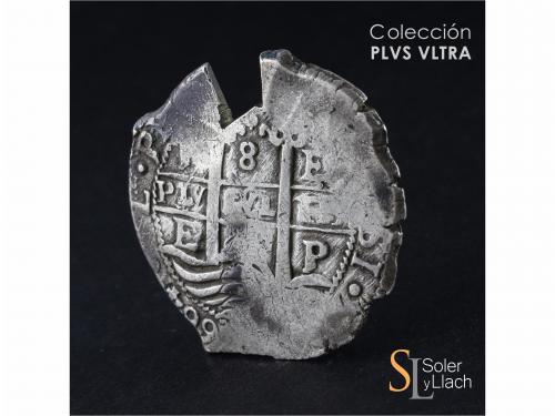 FELIPE IV. 8 Reales. 1664. POTOSÍ. E. 26,61 grs. Parte corta