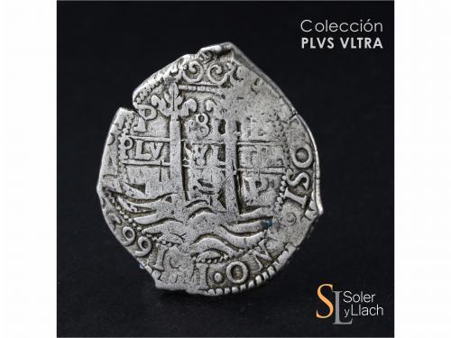 FELIPE IV. 8 Reales. 1665. POTOSÍ. E. 27,32 grs. MBC. / Very