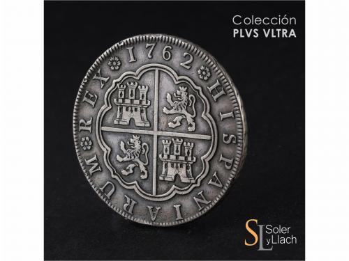 CARLOS III. 8 Reales. 1762. MADRID. J.P. 26,8 grs. Pátina os