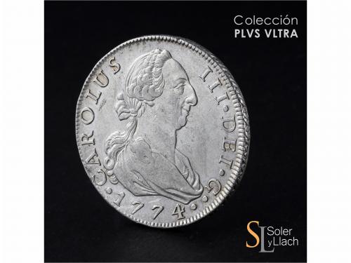CARLOS III. 8 Reales. 1774. MADRID. P.J. 26,92 grs. Leves go