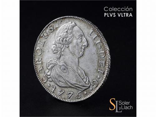 CARLOS III. 8 Reales. 1775. MADRID. P.J. 27,02 grs. Pequeñas