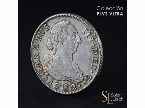 CARLOS III. 8 Reales. 1782. MADRID. P.J. 27,06 grs. Ligera p