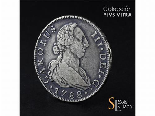 CARLOS III. 8 Reales. 1788. MADRID. M. 26,56 grs. Pátina osc