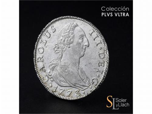 CARLOS III. 8 Reales. 1773. SEVILLA. C.F. 27,08 grs. Levísim