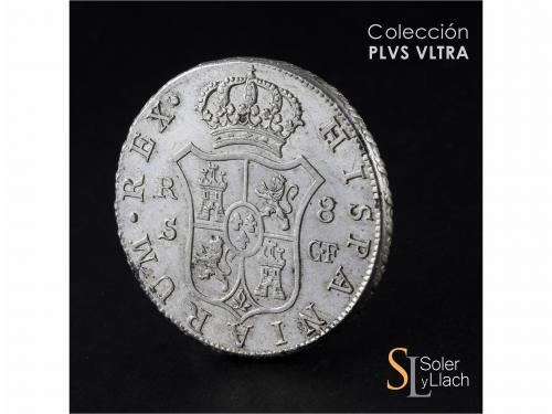 CARLOS III. 8 Reales. 1773. SEVILLA. C.F. 27,08 grs. Levísim