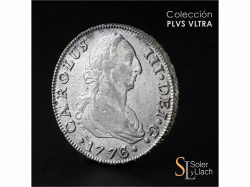 CARLOS III. 8 Reales. 1776/5. SEVILLA. C.F. 26,9 grs. Acuñac