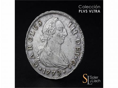 CARLOS III. 8 Reales. 1779. SEVILLA. C.F. 26,83 grs. Leve pá