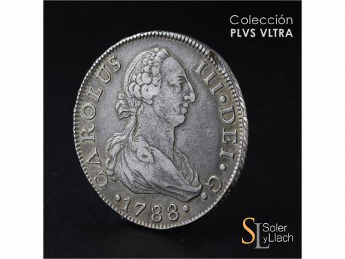 CARLOS III. 8 Reales. 1788. SEVILLA. C. 26,93 grs. Golpe en 