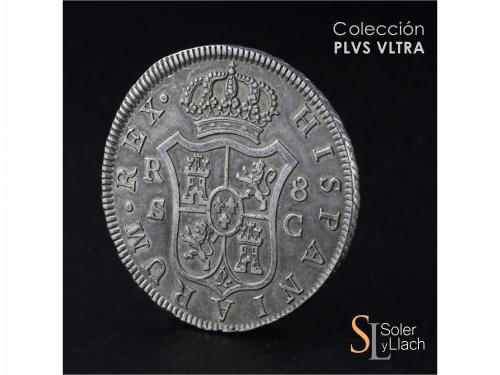 CARLOS III. 8 Reales. 1788. SEVILLA. C. 26,93 grs. Golpe en 