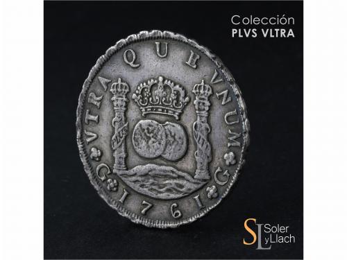 CARLOS III. 8 Reales. 1761. GUATEMALA. P. 26,8 grs. Columnar