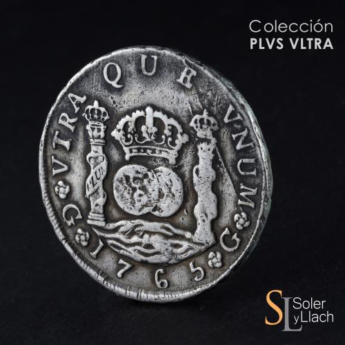 CARLOS III. 8 Reales. 1765. GUATEMALA. P. 25,26 grs. Columna