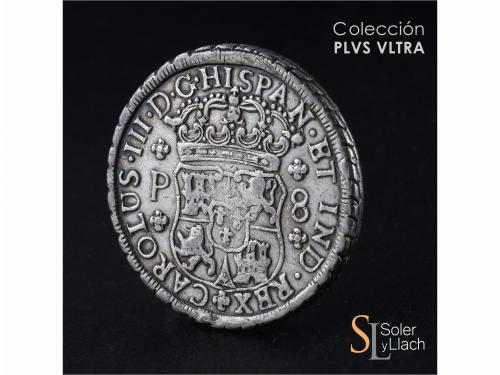 CARLOS III. 8 Reales. 1769. GUATEMALA. P. 26,9 grs. Columnar