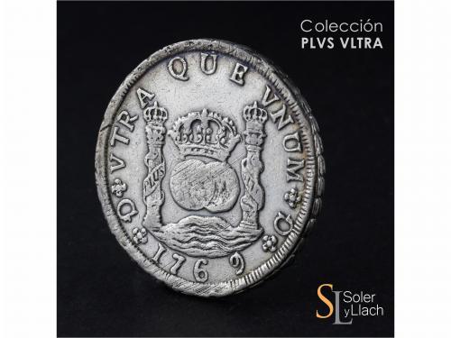 CARLOS III. 8 Reales. 1769. GUATEMALA. P. 26,9 grs. Columnar