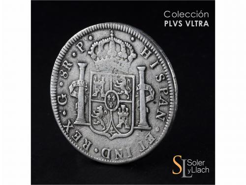 CARLOS III. 8 Reales. 1773. GUATEMALA. P. 26,62 grs. Rayas d
