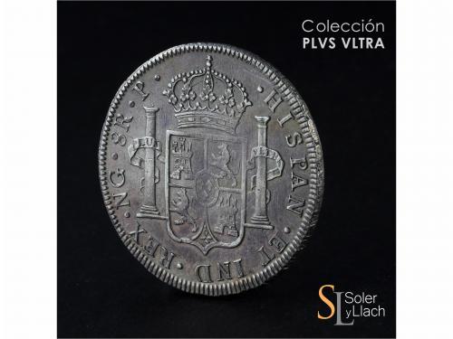 CARLOS III. 8 Reales. 1777. GUATEMALA. P. 26,98 grs. Leyenda