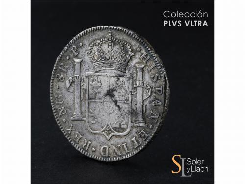 CARLOS III. 8 Reales. 1780. GUATEMALA. P. 26,76 grs. Oxidaci