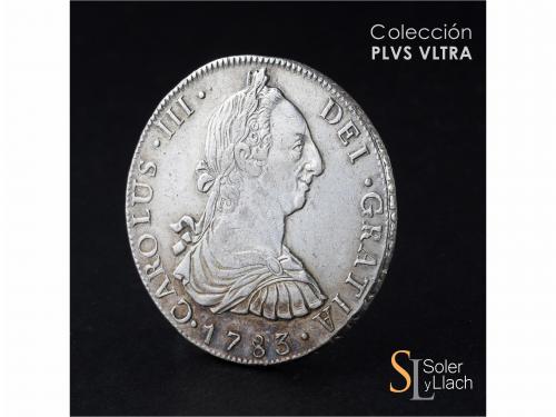 CARLOS III. 8 Reales. 1783. GUATEMALA. P. 26,92 grs. Leve pá