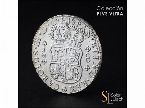 CARLOS III. 8 Reales. 1763/2. LIMA. J.M. 26,79 grs. Columnar
