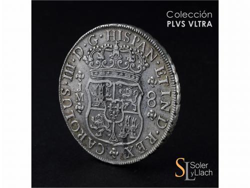 CARLOS III. 8 Reales. 1769. LIMA. J.M. 26,83 grs. Columnario