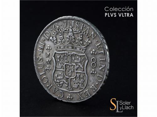 CARLOS III. 8 Reales. 1769. LIMA. J.M. 26,72 grs. Columnario