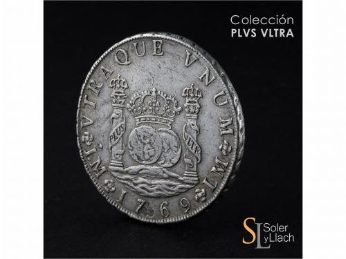 CARLOS III. 8 Reales. 1769. LIMA. J.M. 26,72 grs. Columnario