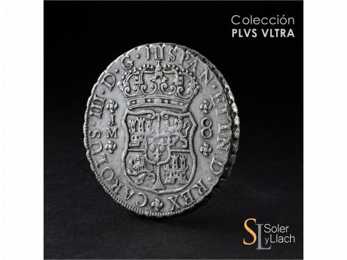 CARLOS III. 8 Reales. 1769. LIMA. J.M. 26,85 grs. Columnario