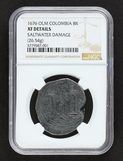 CARLOS II. 8 Reales. 1676. SANTA FE DE NUEVO REINO. 26,54 gr