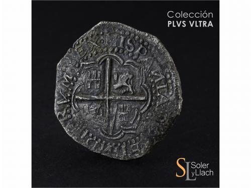 FELIPE IV. 8 Reales. 1659. LIMA. V. Rev.: V -  Columna - LI*