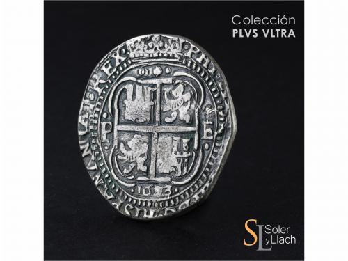 FELIPE IV. 8 Reales. 1653. POTOSÍ. E. Anv.: Variante 4 cifra