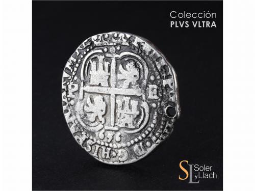 FELIPE IV. 8 Reales. 1656. POTOSÍ. E. Rev.: PH bajo corona. 